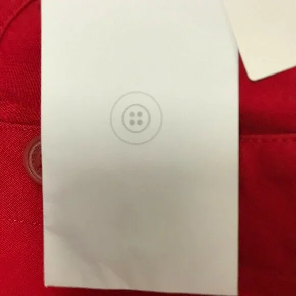 NWT Liz Claiborne Womens Audra Red Wide Leg Cropped Pants Size 12 - Picture 11 of 12